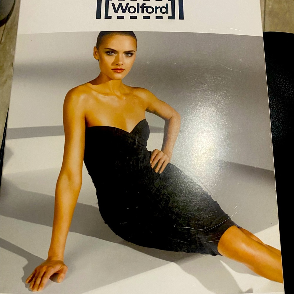 NWT Aritzia Wolford Long Black Fatal Tube Dress